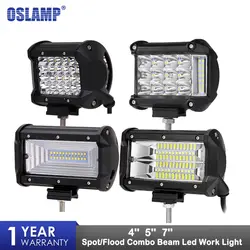 Oslamp 4 ''5" 7 ''36 Вт 72 Вт светодио дный светодиодный рабочий свет Off-Road Spot/Наводнение комбинисветодио дный рованный луч светодиодный