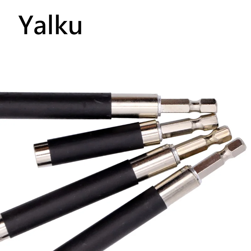 

With Magnetic Extension Guide Rod Mini Handy Screw Bit Holder Drill Bits Tip Holder Hex Bit Drill Telescoping Screwdriver Bit