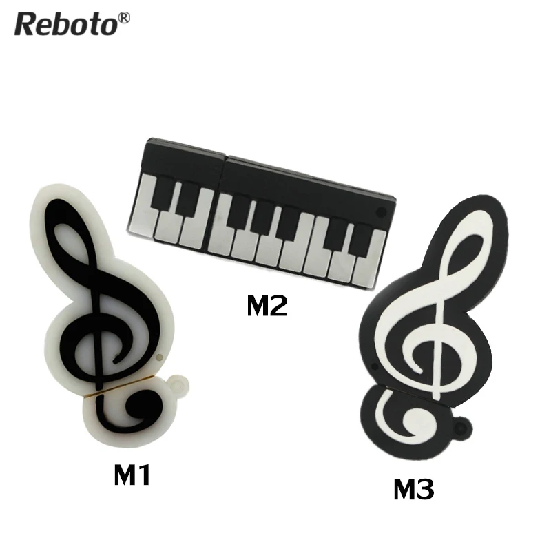 Cute Piano Shape USB Flash Drive 4GB 8GB 16GB 32GB Music