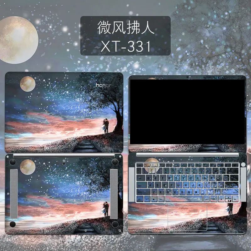 Flower Style Laptop Skin for Huawei Matebook X Pro 13.9 inch Notebook Sticker for Huawei honor MagicBook 14 Laptop Sticker Cover