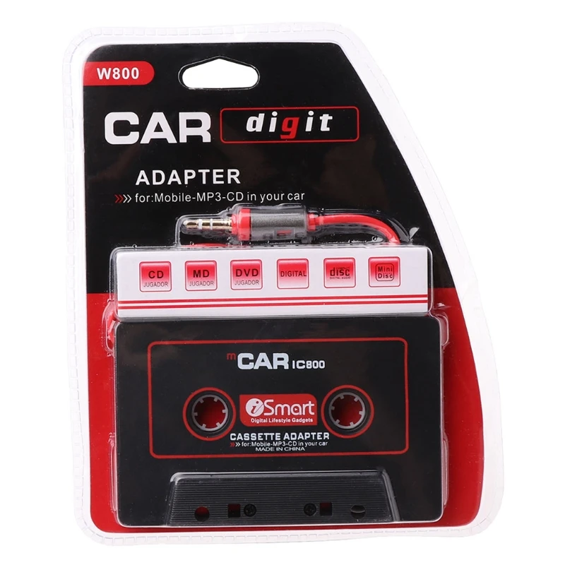 1 шт. 3,5 мм авто AUX аудио лента Кассетный адаптер конвертер для автомобиля CD-плеер MP3 высокое качество автомобильные аксессуары