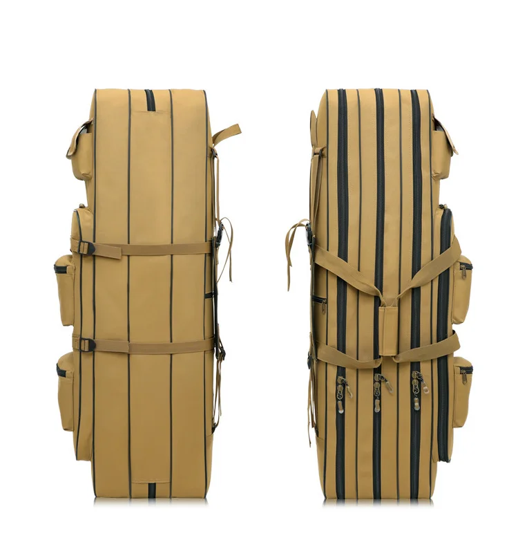 Сумка для рыбалки, 3 слоя, ткань оксфорд, складной чехол для удочки, сумки на одно плечо для рыбалки, 80/120 см, рюкзак для рыбалки на открытом воздухе XA94G