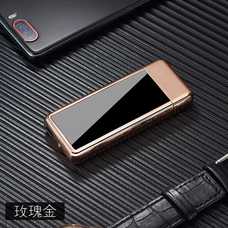 Полноэкранная электронная USB Зажигалка вольфрамовая турбо зажигалка