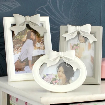 

Fashion photo frame with bow desktop photo frame desktop sets photo frame picture frame fashion home decoration bedroom decor