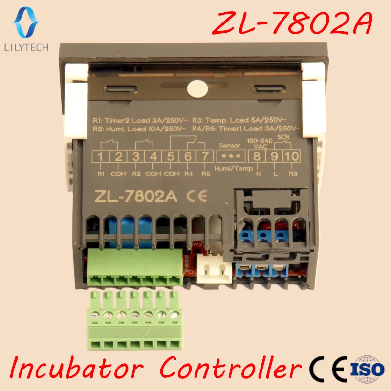 PID temperature and humidity controller,incubator controller, incubator,lilytech controller,ZL-7802A