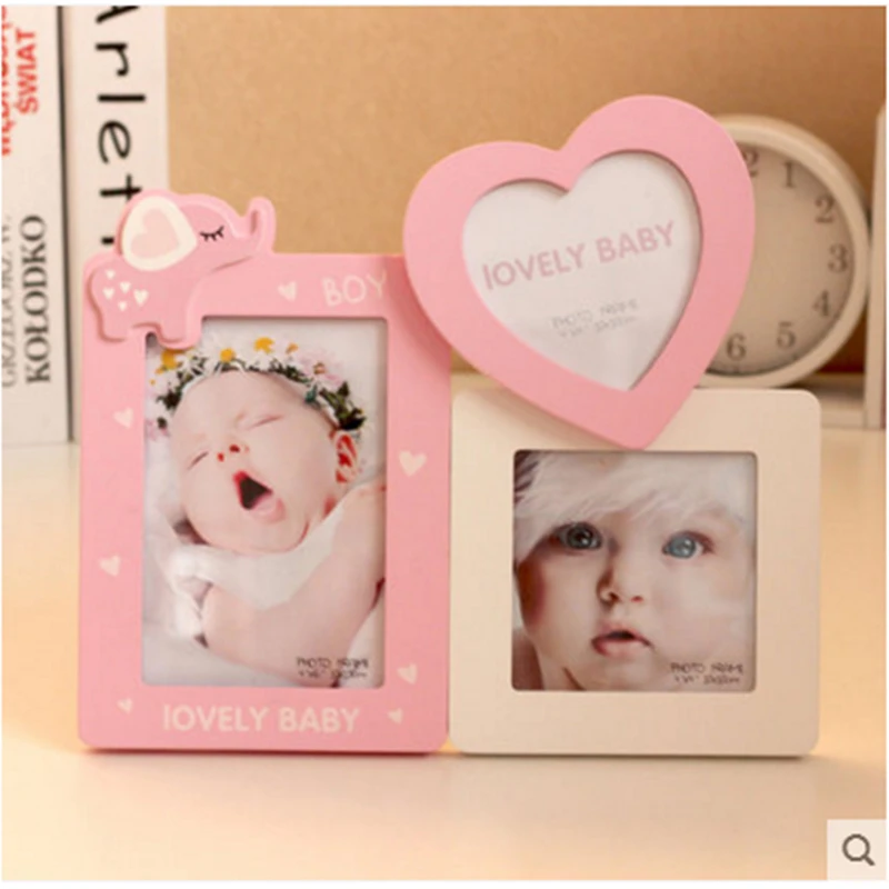 Baby photo frame Cute cartoon creative wall Kids children's photo frame Wedding Photo Frame Set