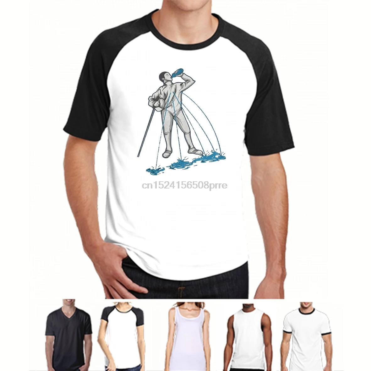 Funny Men t shirt Women novelty tshirt Fencing Post Workout Humor cool T-Shirt | Мужская одежда