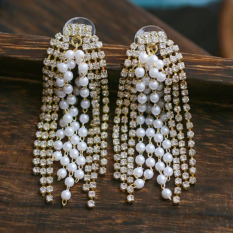 

pendientes mujer moda 2018 aros sieraden Bridal Accessories Nightclub Luxury Female Earrings bijoux femme