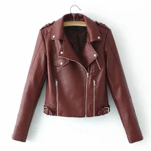 Ruique для женщин Новое поступление осень зима замша искусственная кожа куртки женские роскошные модные Матовые заклепки на молнии Мотоциклетные Куртки