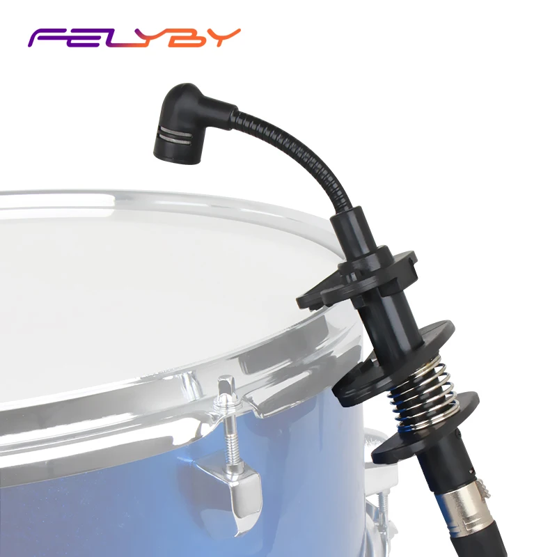 

FELYBY IM600 Instrumental Condenser Microphone for Drum Saxophone Wind Instrument Trombone Tuba Professional Stage Recording Mic