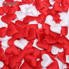 100pcs Fabric Heart table scatter Wedding Party Confetti Table Decoration birthday party font b baby b