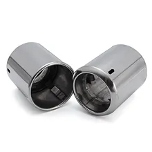 2Pcs Chrome Exhaust Muffler Tip For Mazda 6 CX-5 CX5 2009-2016 End Trim Stainless Steel Tail Pipe