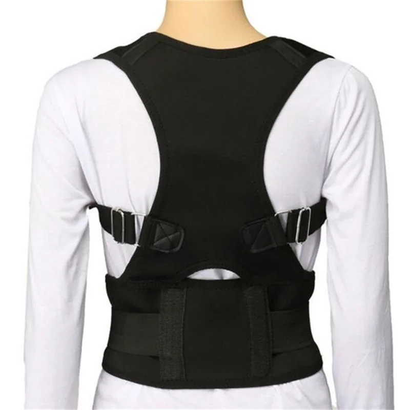

Orange Men's Posture Corrective Back Shoulder Straighten Up Posture Corrector Brace Spine Support Belt