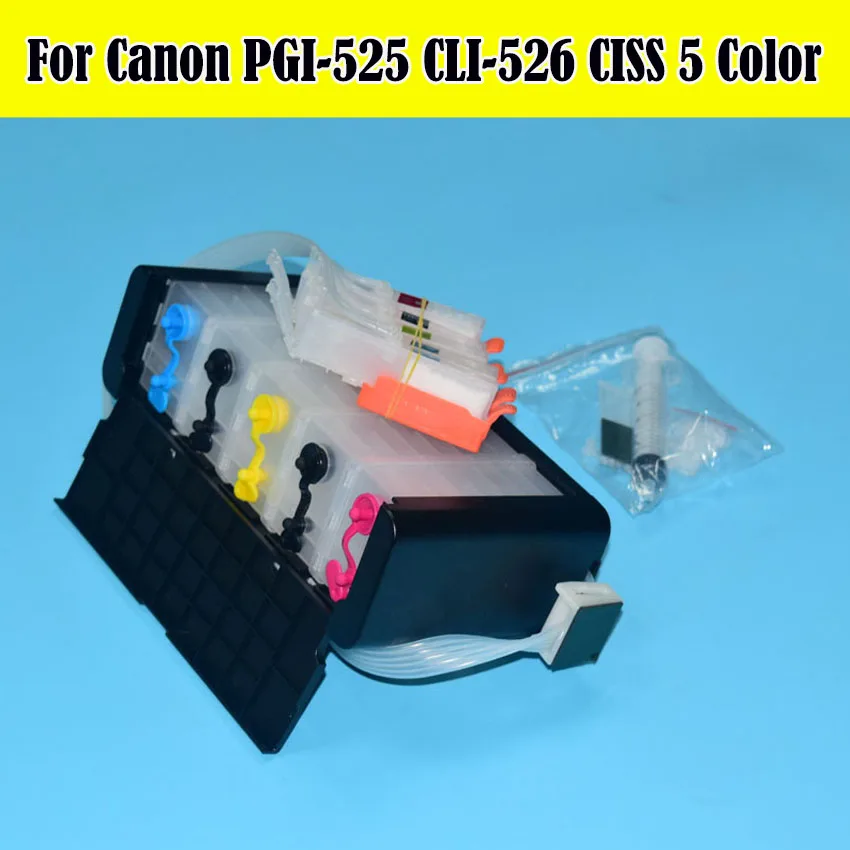 PGI-525 CLI-526 СНПЧ с ARC для Canon PIXMA IP4850 IP4950 IX6550 MG5150 MG5250 MG5350 MX715 MX885 MX895 принтера