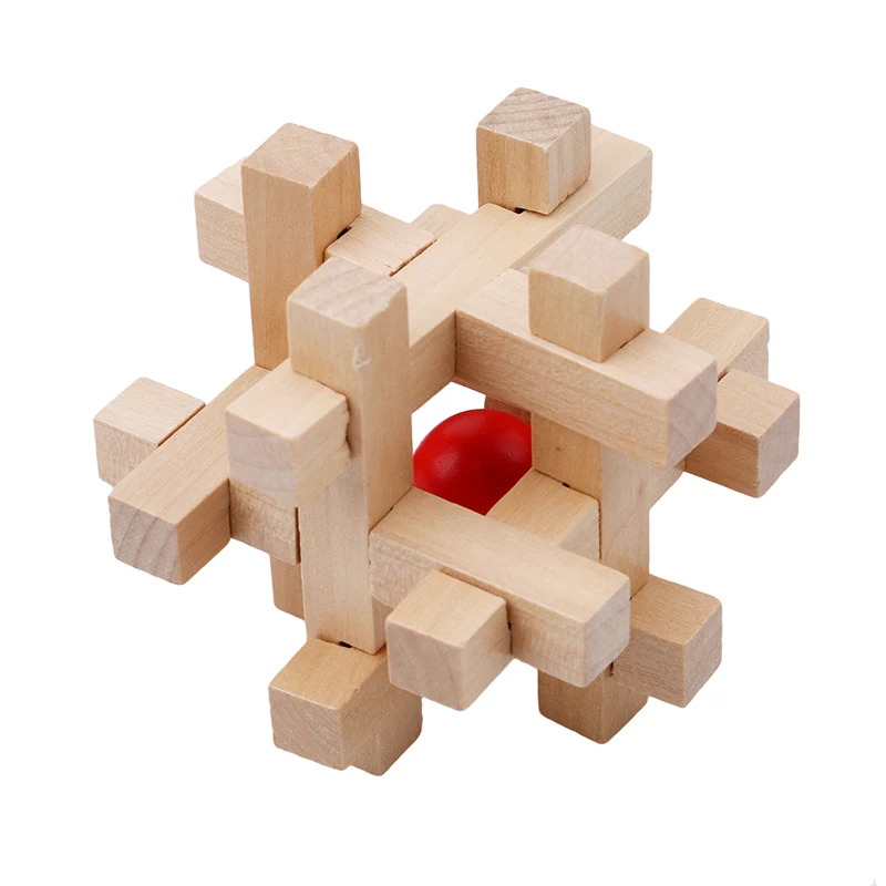 Конг Мин Любань замок Китайская традиционная игрушка уникальный 3D Деревянный паззлы Классическая Развивающие деревянные игрушки Cube
