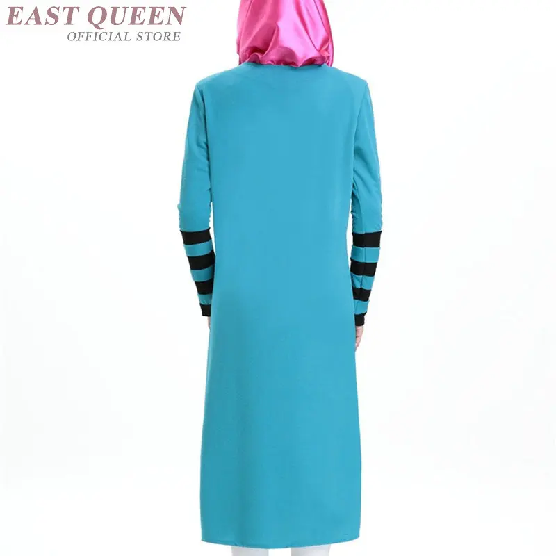 Исламская одежда для женщин obaya мусульманское платье Повседневная turish кафтан Малайзия abayas женский карманы мусульманские платья DD976 L
