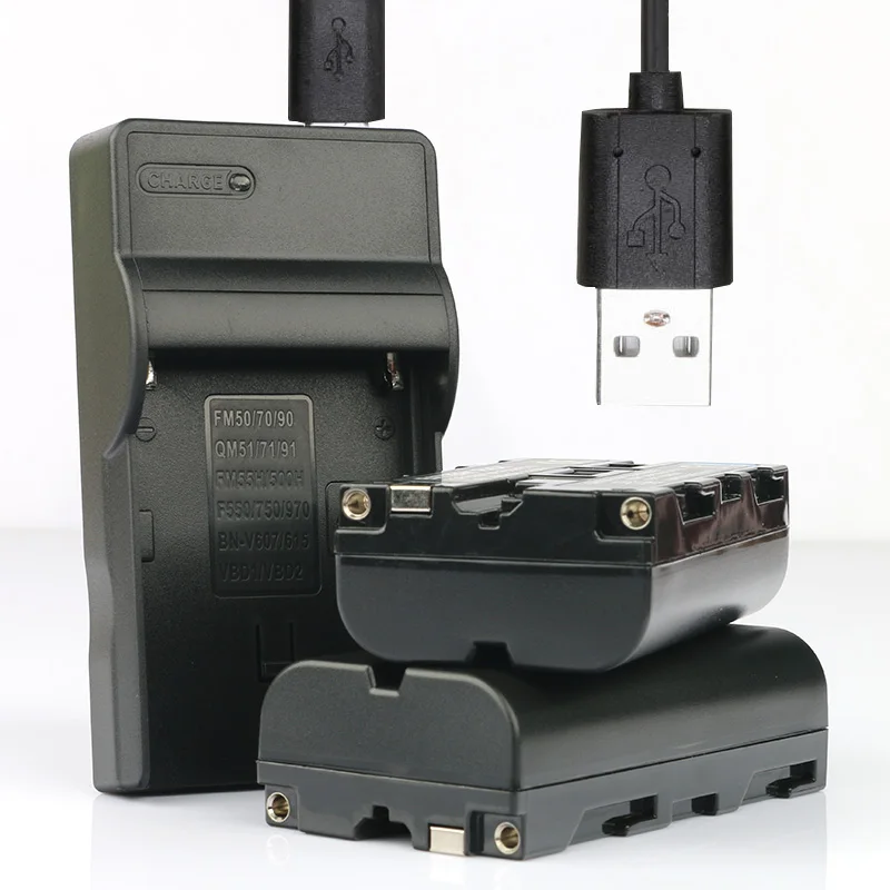 

LANFULANG NP-F550 NP F550 Battery (2-Pack) and USB Battery Charger for Sony NP-F730 NP-F750 NP-F930 NP-F950 NP-F960 NP-F970