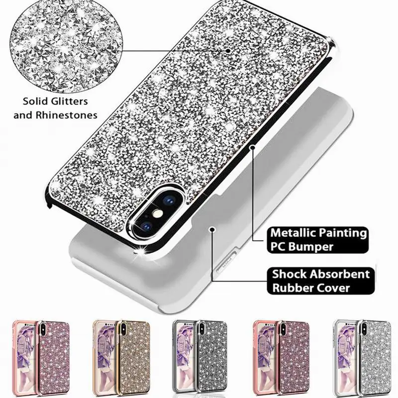 Silver Metallic Sparkly Glitter iPhone 11 case Silver Metallic Sparkly Glitter iPhone 11 case