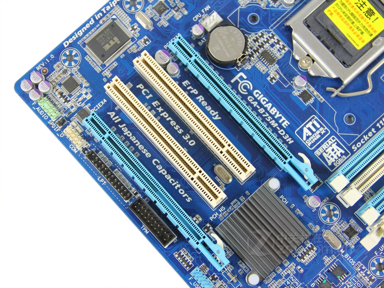 Оригинальная Материнская плата Gigabyte GA-B75M-D3H LGA 1155 DDR3 ram 32G B75 B75M D3H настольная материнская плата B75M-D3H DVI VGA HDMI USB3 б/у