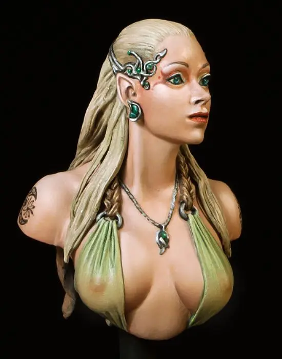 

1/20 Scale Resin Bust Building Kit Wizard Princess