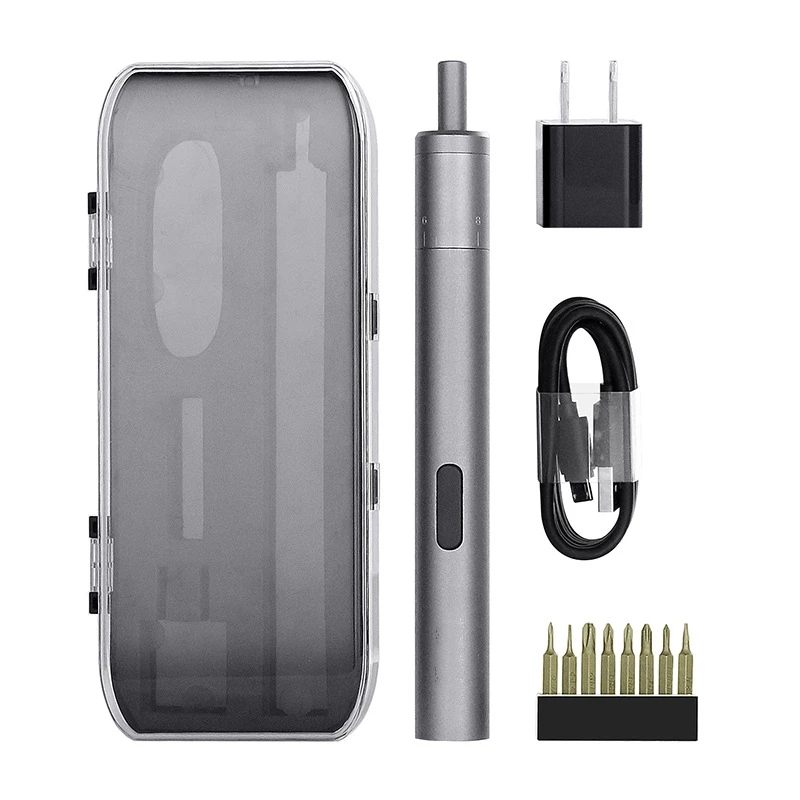 

Multifunction Electric Screwdriver Charging Adjustable Torque Mini Screwdriver Anti-skid Screw Driver Kit With Lithium Battery