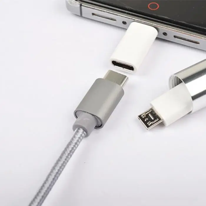 Etmakit Mini USB 3,1 type C Женский к Micro USB Мужской адаптер для зарядного устройства для Macbook Oneplus 2 NK-Shopping