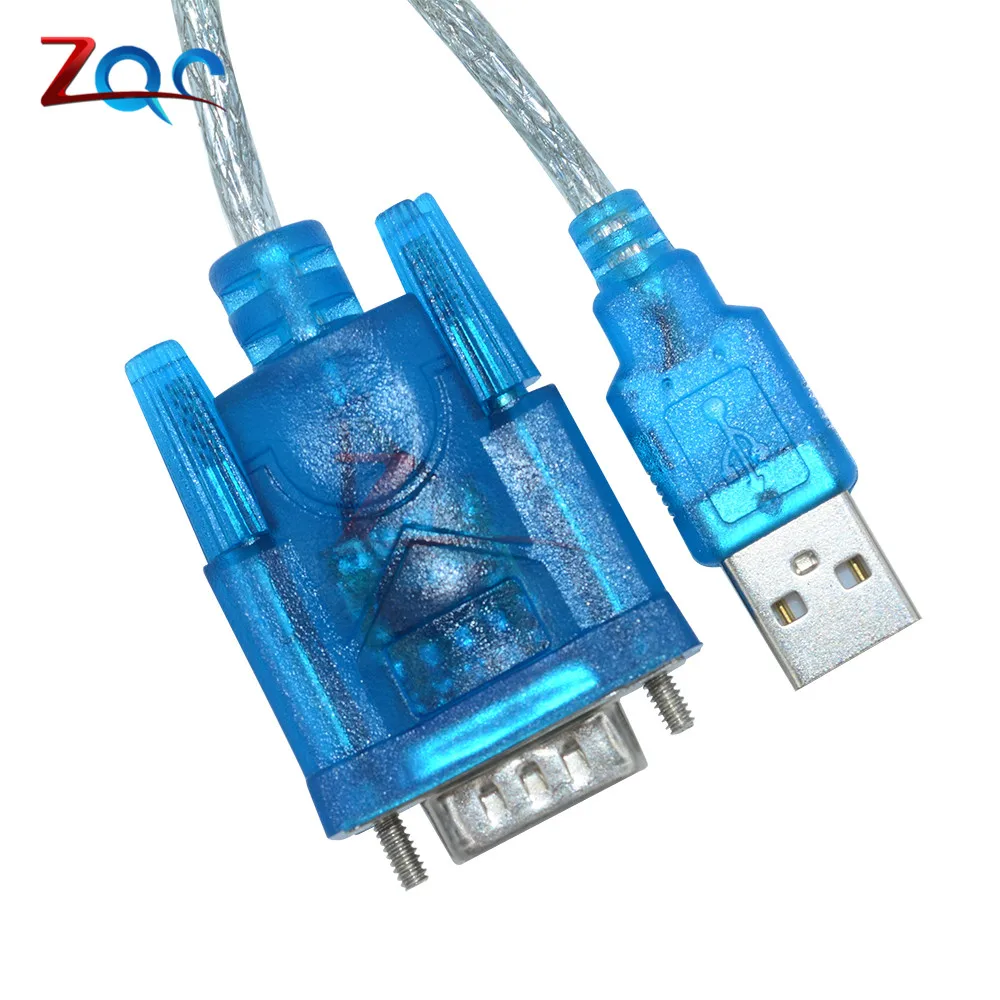 USB в RS232 последовательный порт 9 Pin DB9 Кабель последовательный COM порт адаптер конвертер разъем