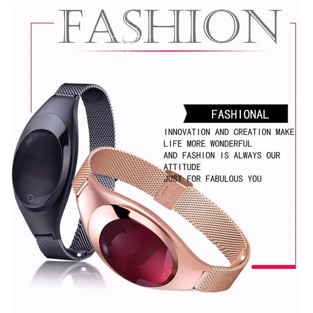 

Women Fashion Watch With Blood Pressure Heart Rate Monitor Pedometer Dial Call Fitness Tracker Wristband For Android IOS Phone