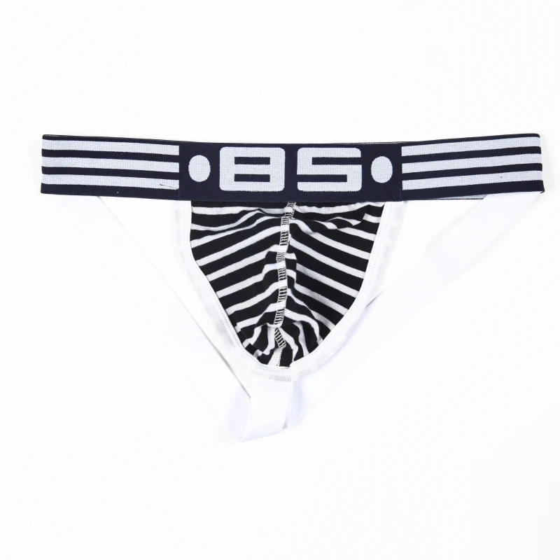 Модные брендовые хлопковые дышащие трусы Cueca Gay Нижнее белье Мужские стринги
