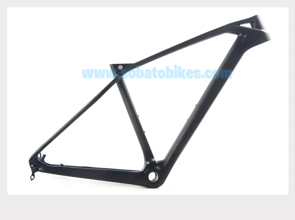 

27.5er 17" Full Carbon Frame 142mm Thru Axle QR MTB Mountain Bike BB30 UD Matte Gloss