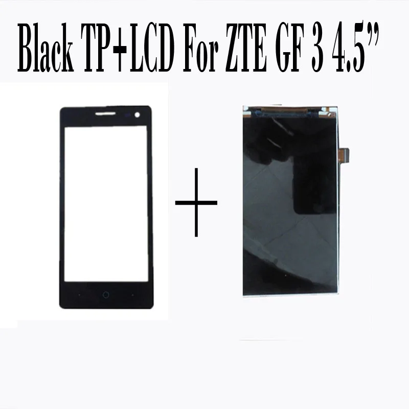 100% новый сенсорный экран + ЖК дисплей для zte Blade GF3 4 5 ''экран дигитайзер