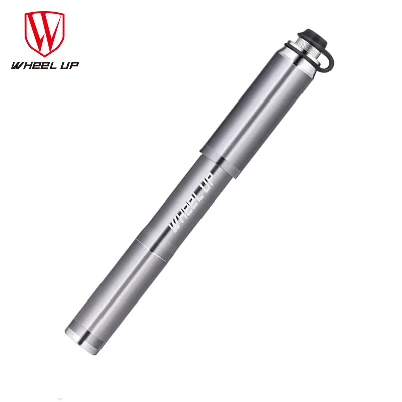 

WHEEL UP Cycling Pump Hose Gauge Bicycle Adapter Alloy Portable Tire Inflator Air Needle Schrader Presta Valve Hand Bike Pump
