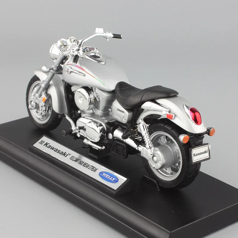 1:18 Масштаб маленький welly 2002 Kawasaki VN Vulcan 1500 средняя полоса классический мотоцикл круизер модель мотоцикла литая игрушка для детей