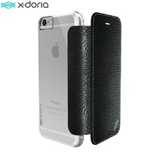 X-Doria Engage Folio Lux Wallet Cover for Coque iPhone 6s Plus / iPhone 6 Plus Leather Case, PU Leather / Polycarbonate Capinha