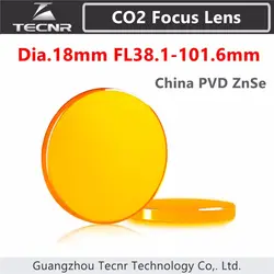 Китай ZnSe CO2 лазерный фокус объектива Диаметр 19,05 мм FL 38,1 50,8 76,2 101,6 мм для лазерной резки части
