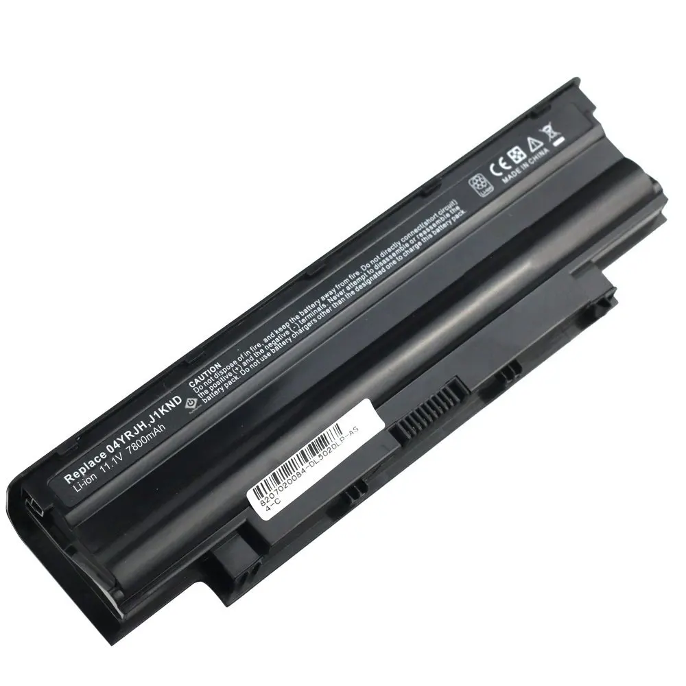 

9-Cell 11.1V 7800mAh Battery for Dell 04YRJH 06P6PN 07XFJJ 0YXVK2 312-0233 312-0234 383CW 451-11510 4T7JN 9T48V J1KND N4010D