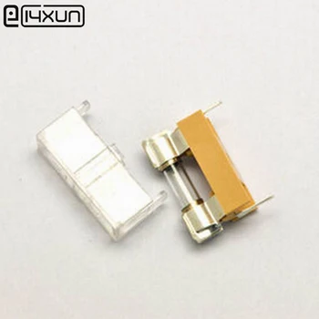 

5*20 mm fuse holder / Box 5x20 mm Fuse Components Socket with Transparent Cover ( 100pcs)