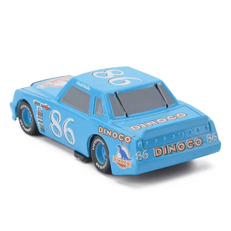 Disney Pixar Cars 2 Dinoco синий Чико Хикс номер 86 Металл литье под давлением 1:55 модели