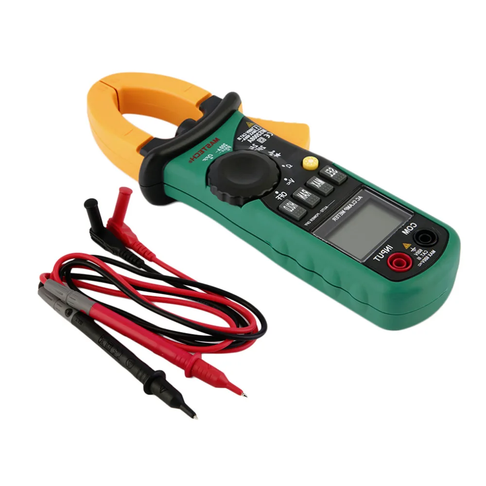 

Hot Worldwide Digital Clamp Meter Current AC/DC Voltage Tester for MASTECH MS2008A New
