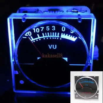 

2pcs 12v Analog Panel VU Meter Audio Level Meter blue Back Light No need driver free shipping