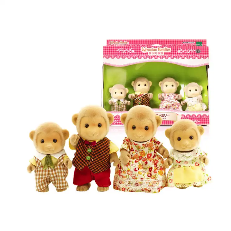 sylvanian families monkey family set