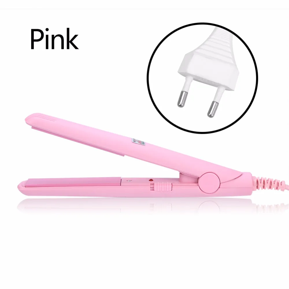 Мини утюжок для выпрямления волос с евровилкой 220 В|hair flat iron|flat ironhair straightener irons |