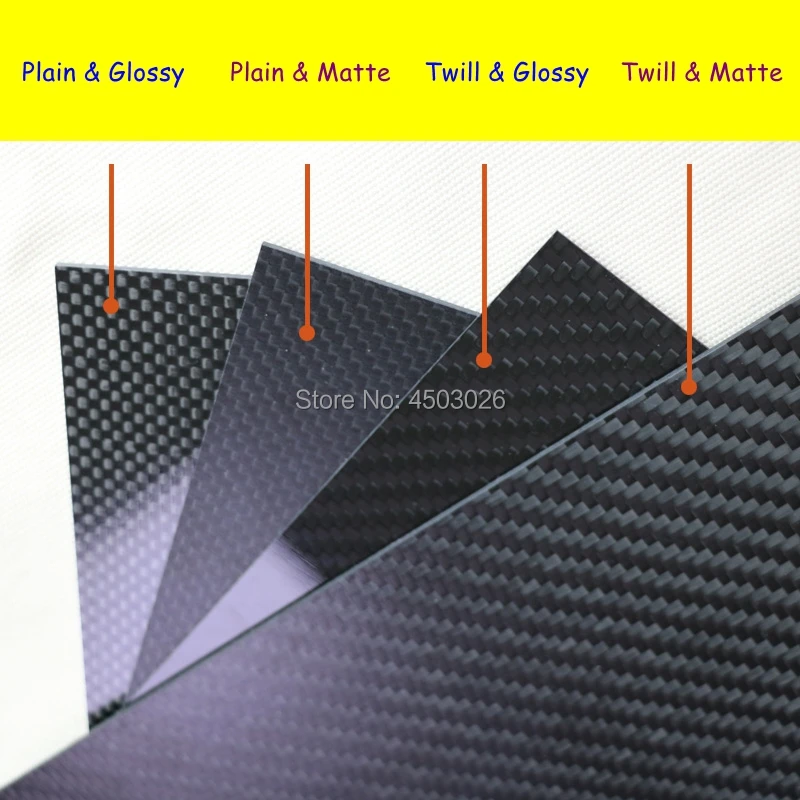 BAIWANLIN 3K Carbon Fiber Pure Plate Weave Laminate Panel Sheet Board High Hardness Cuttable Surface Twill Matte for RC Drone Frame Thickness:3mm,350mm450mm BAIWANLIN 3K Carbon Fiber Pure Plate Weave Laminate Panel Sheet Board High Hardness Cuttable Surface Twill Matte for RC Drone Frame Thickness:3mm,350mm450mm
