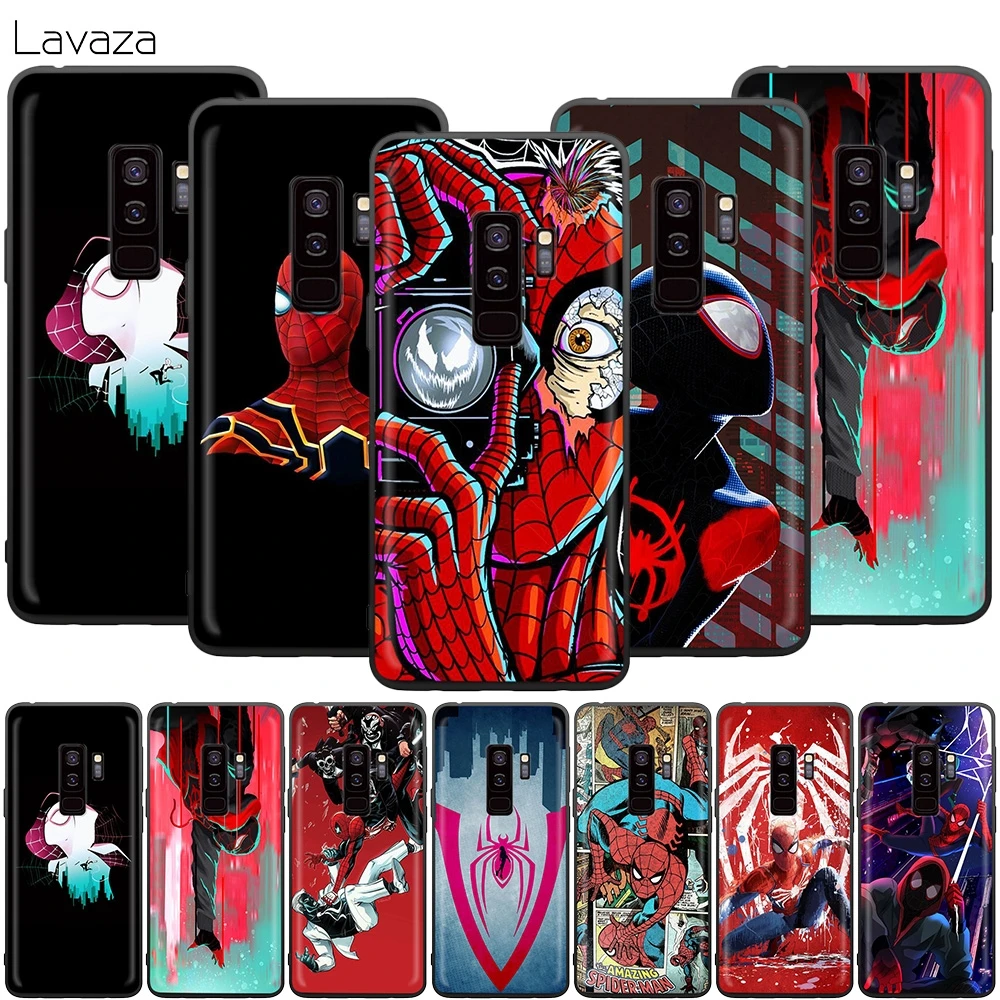 

Lavaza Marvel Comics Spider Man Case for Samsung Galaxy J6 A9 A8 A7 A70 A6 A5 A50 A40 A30 A3 A10 2018