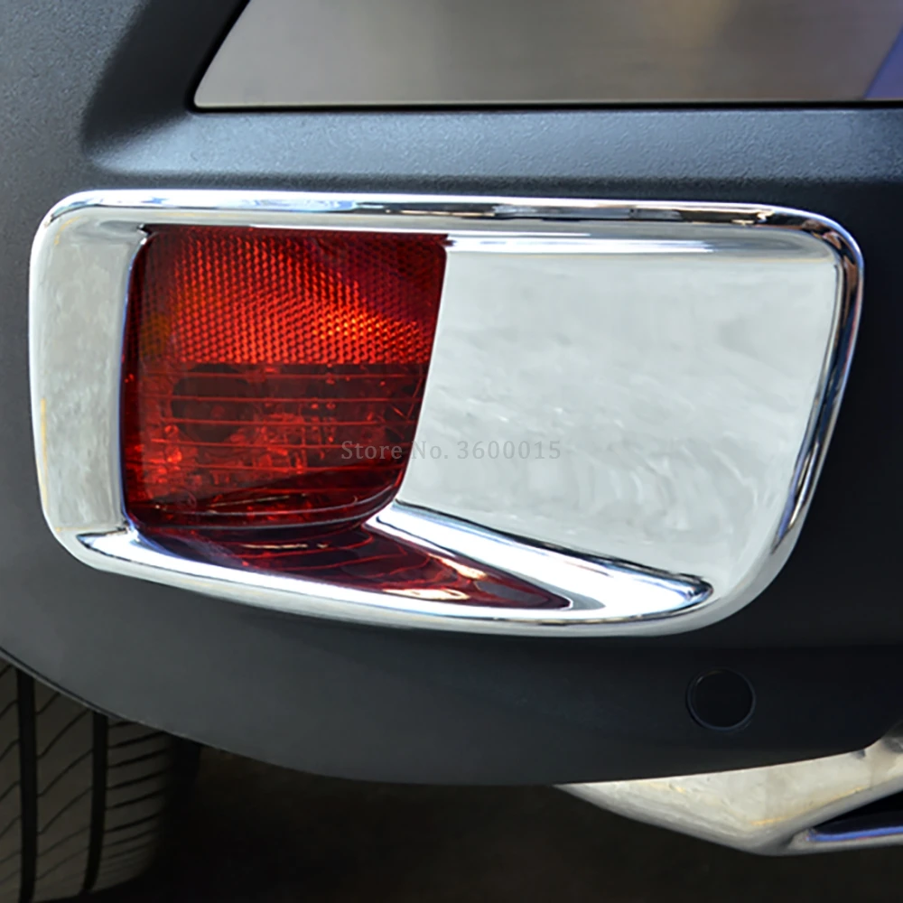 

For Peugeot 3008 GT 2017 2018 Exterior Accessories Chrome Rear Fog Light Lamp Foglight Cover Molding Trim Frame Car styling