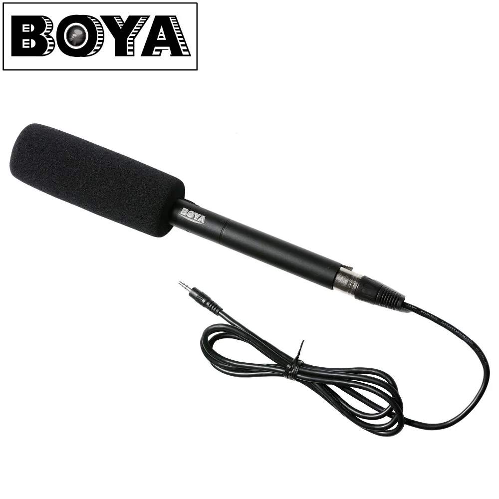

BOYA BY-PVM1000 Pro Condenser Interviewing Microphone for DV Camcorder & Video Cameras 5D2 6D 60D D800 D610 D90 D5200