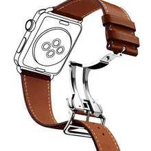 Ремешок с пряжкой для Apple Watch Series 3 2 1 ремешок для iwatch Belt для Apple Watch Band Swift Leather