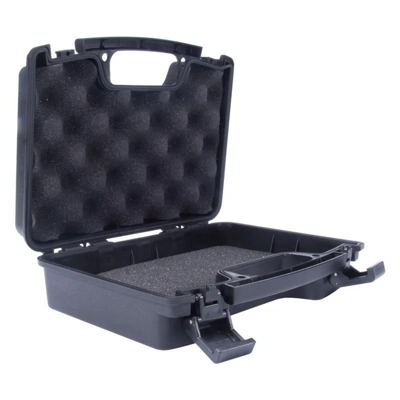 Tactical Hard ABS Plastics Pistol Case Gun Case Padded Foam Lining for