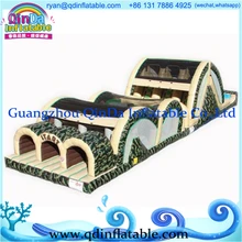 Inflatable Obstacle Playground Inflatable Obstacle Course Games Commercial Big Inflatable Slide with Obstacle for Entertainment