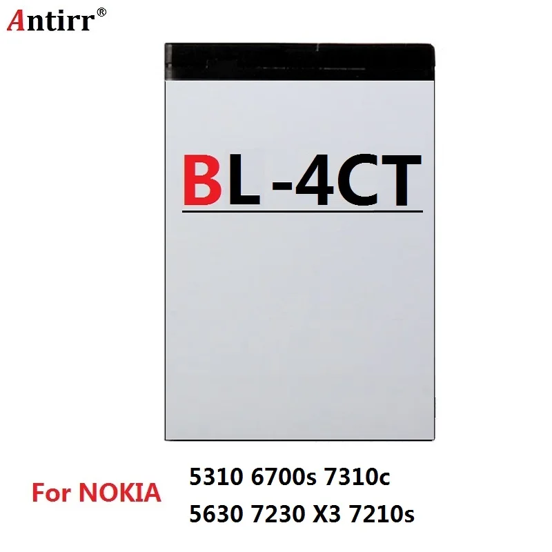 BL-4CT BL 4CT телефон Батарея для Nokia 2720 6600 раза 5630 5630 XpressMusic 6700 слайд 7210 7230 7310 классический Supernova X3 X3-00